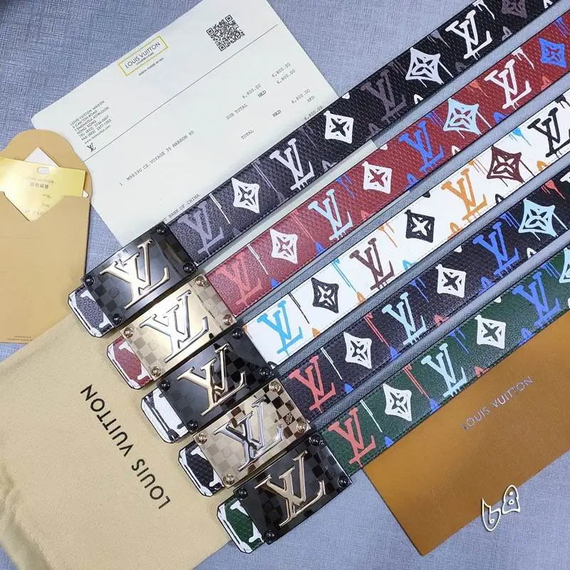 LV Belt 38mmX80-125cm lb09